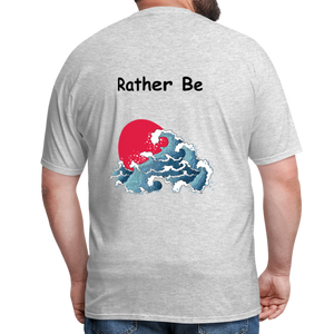 Rather Be T Shirt - heather gray