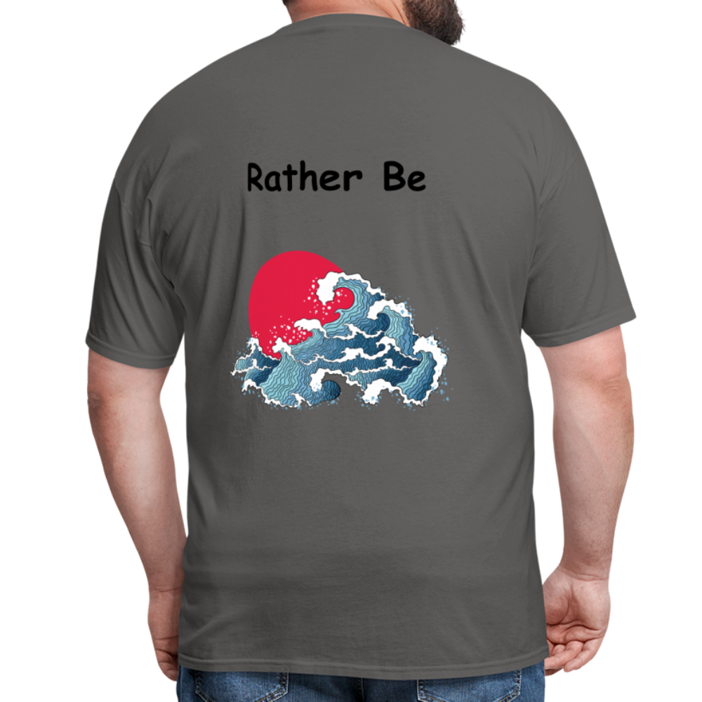 Rather Be T Shirt - charcoal