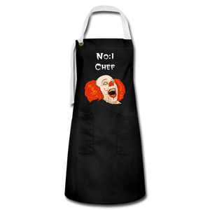 Halloween Chef's Apron - black/white