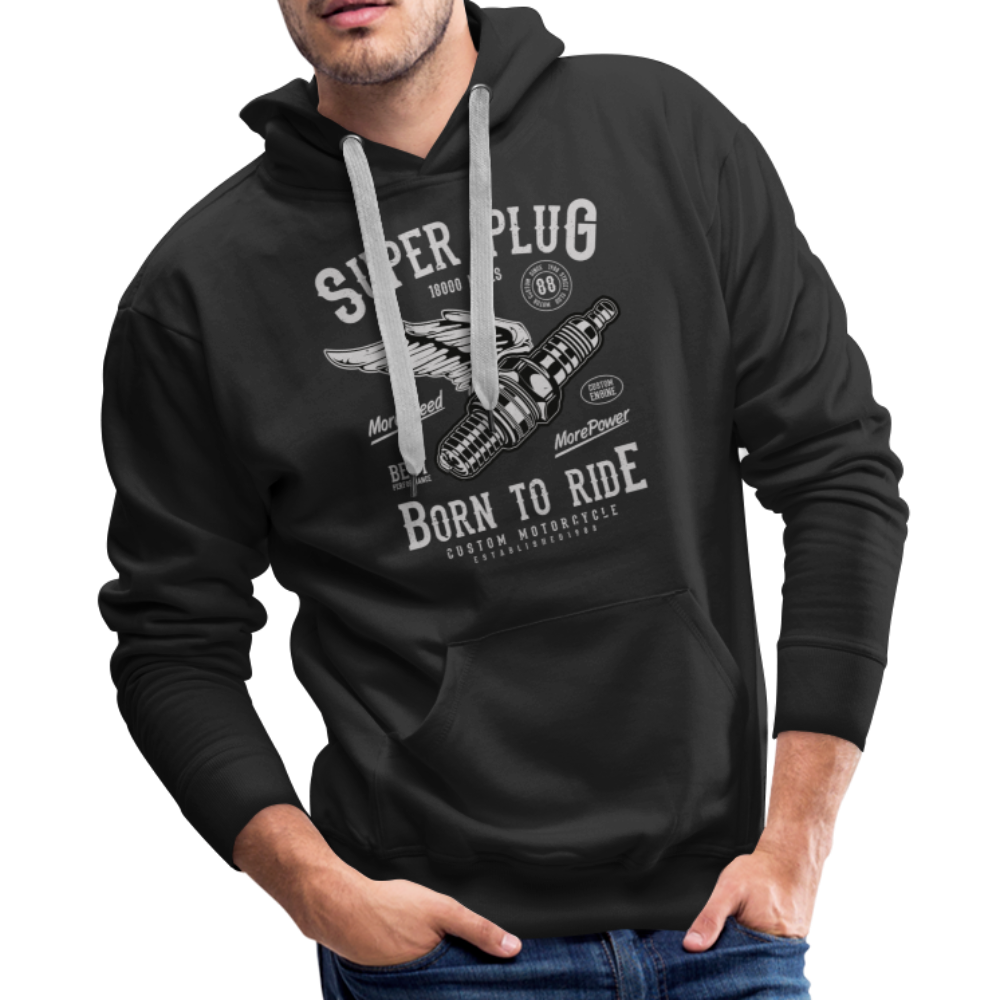 Super Plug Hoodie - black