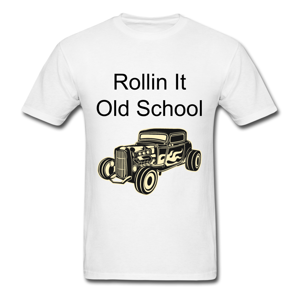 Rollin It Old School - white