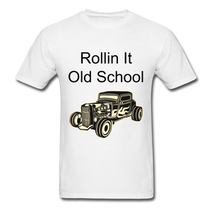 Rollin It Old School - white