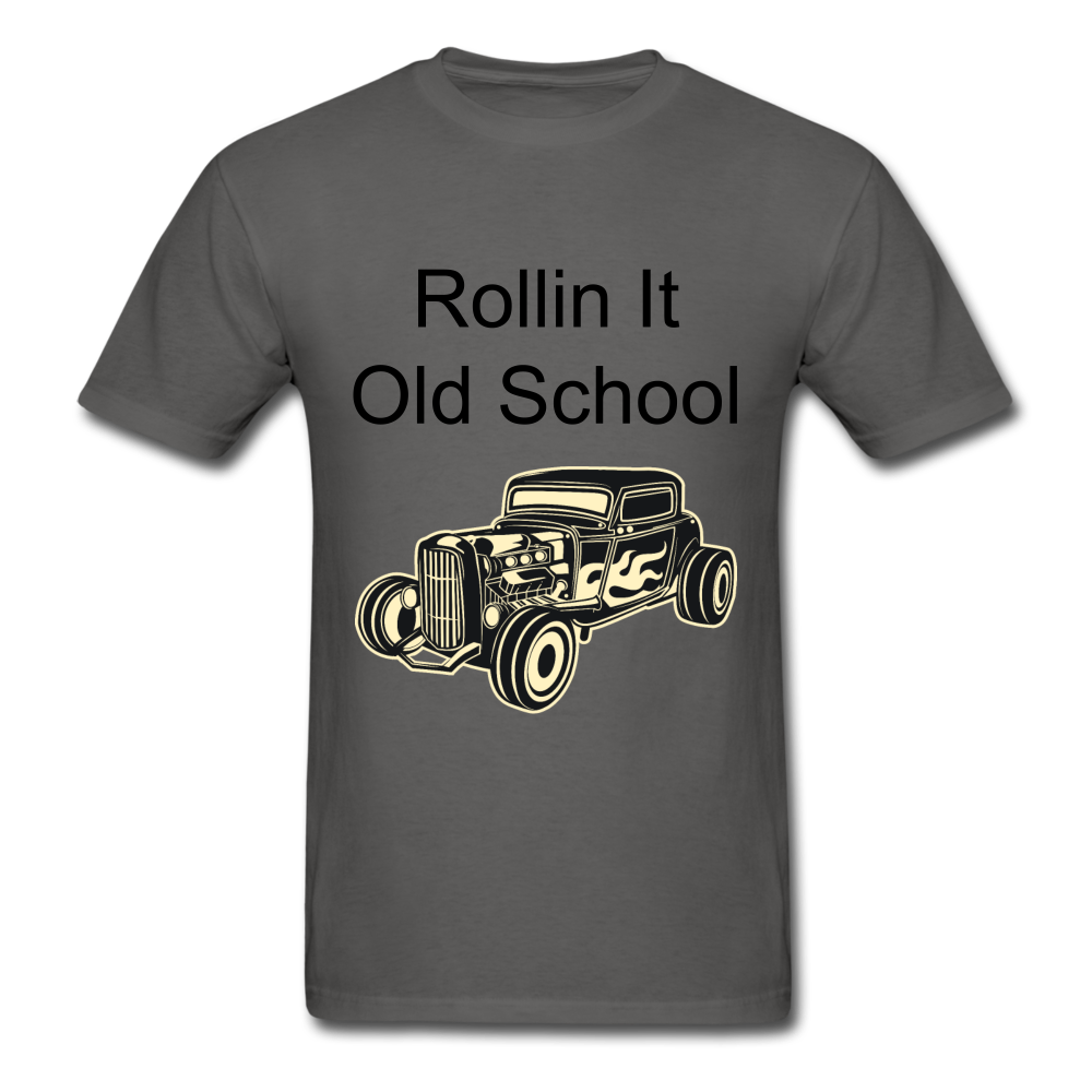 Rollin It Old School - charcoal