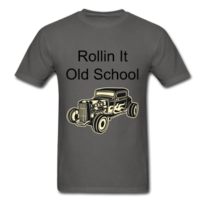 Rollin It Old School - charcoal